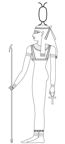 Neith Coloring Page