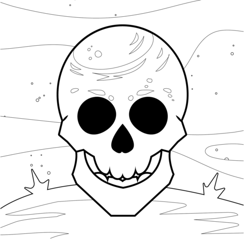 Skull Coloring Page