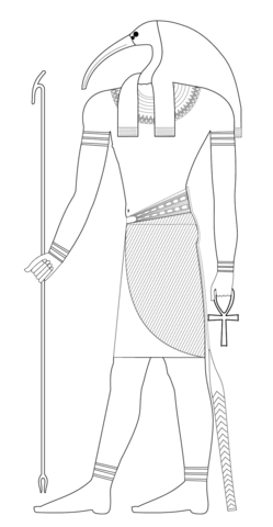 Thoth Coloring Page