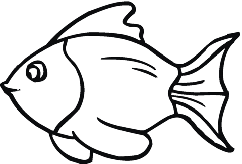 Goldfish Coloring Page