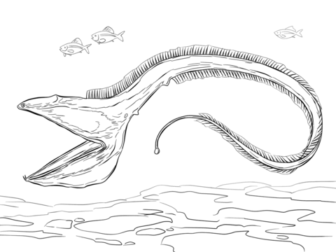 Gulper Coloring Page