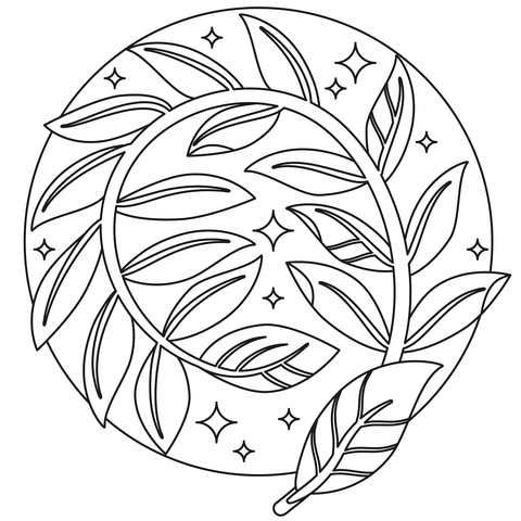 Laurel Coloring Page