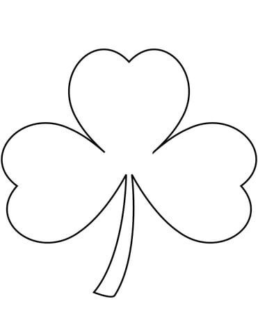 Shamrock Coloring Page