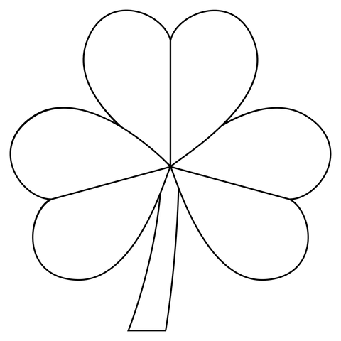 Shamrock Coloring Page