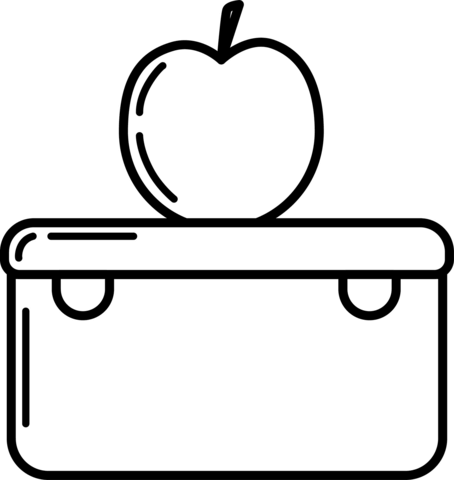 Lunchbox Coloring Page