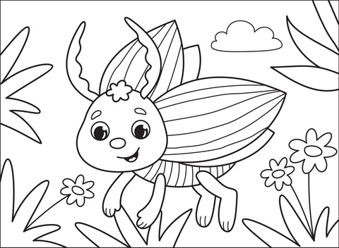 Bug Coloring Page