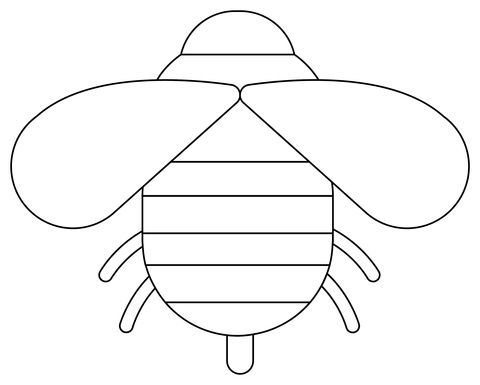 Bumblebee Coloring Page