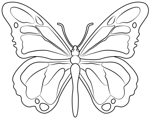 Butterfly Coloring Page