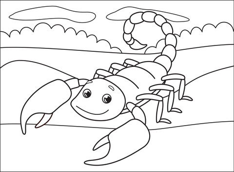 Scorpion Coloring Page