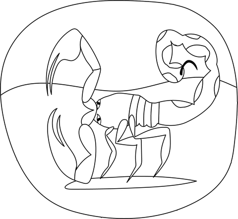 Scorpion Coloring Page