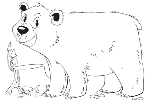 Bear Coloring Page