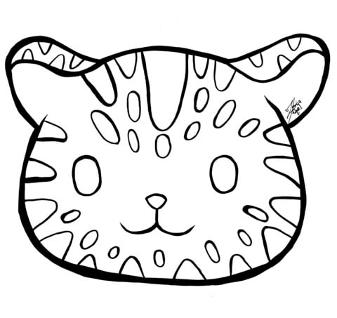 Cheetah Coloring Page