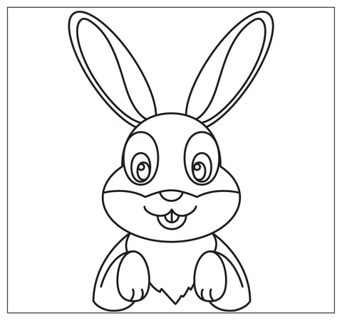 Hare Coloring Page