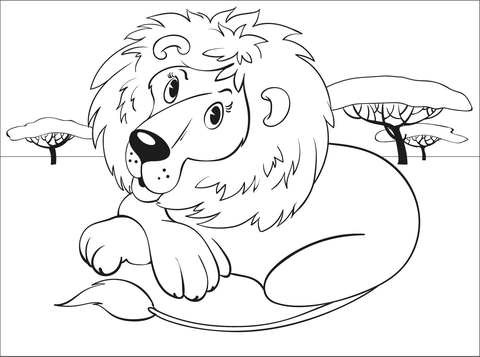 Lion Coloring Page