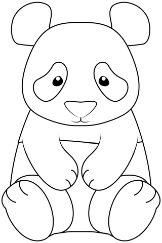 Panda Coloring Page