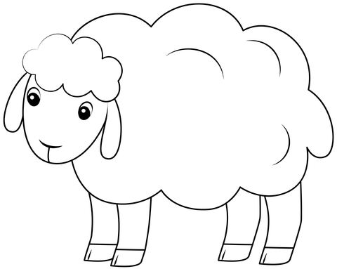 Sheep Coloring Page