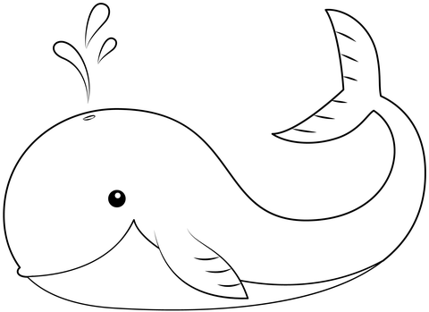 Whale Coloring Page