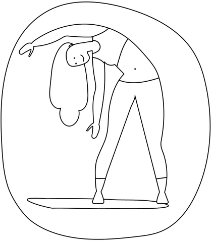 Exercise Coloring Page