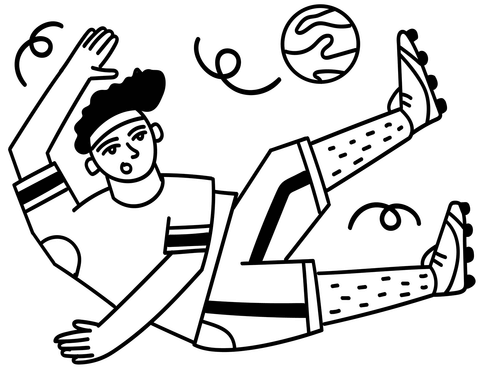 Soccer Coloring Page