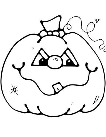 Jack O' Lantern Coloring Page