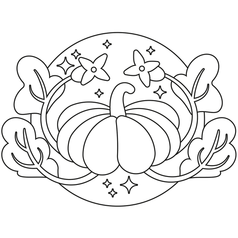 Pumpkin Coloring Page